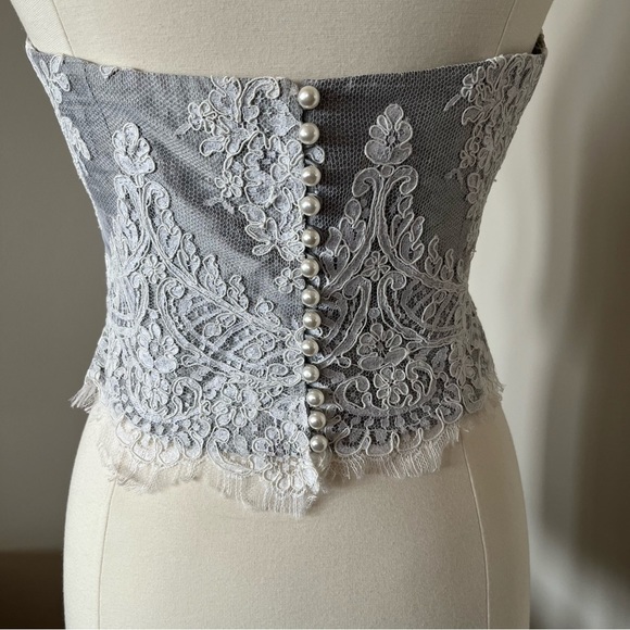 Formal Lace Halter Top - Picture 6 of 7